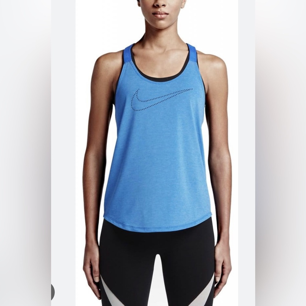 Nike Womens Blue Tank Top Size S